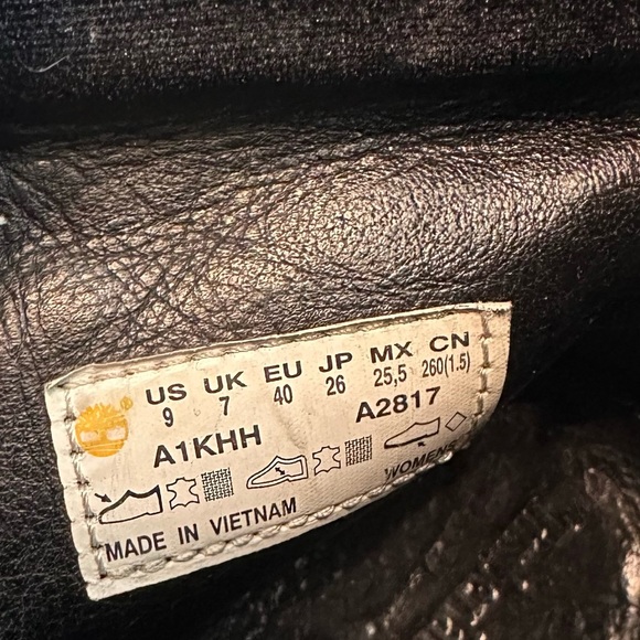 Timberland WOMEN'S VELVET ACCENT PREMIUM WATERPROOF BOOTS Black Size 9 - Picture 13 of 14